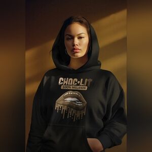 Gildan White Hoodie with Graphic Design